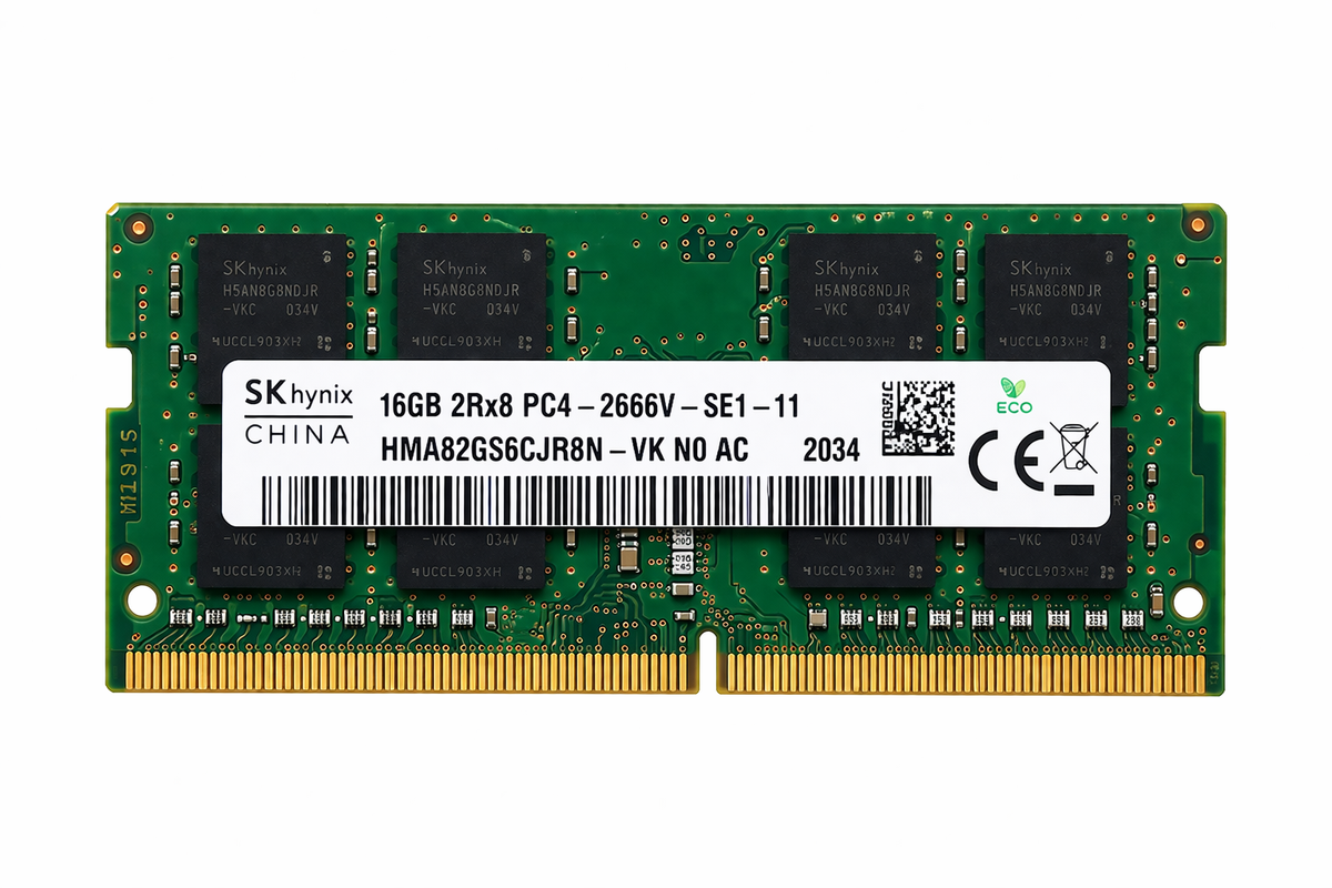 SK hynix 16GB DDR4 2666MHz SO-DIMM Laptop RAM (PC4-2666V 2Rx8)