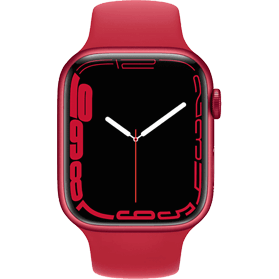 Apple Watch Series 7 41mm Aluminium Rood Refurbished | 4G | Rood Sportbandje | 1 Jaar Garantie | Accessoires