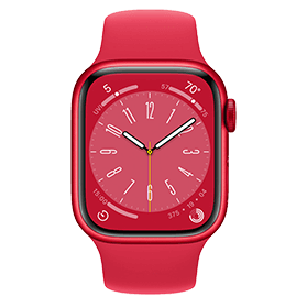 Apple Watch Series 8 45mm Refurbished | Rood | Wifi | 1 jaar Garantie | Accessoires