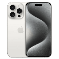 Apple iPhone 15 Pro Refurbished 128GB | Titanium Wit | 1 jaar Garantie | Accessoires
