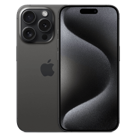 Apple iPhone 15 Pro 128GB Refurbished | Titanium Zwart | 1 jaar Garantie | Accessoires