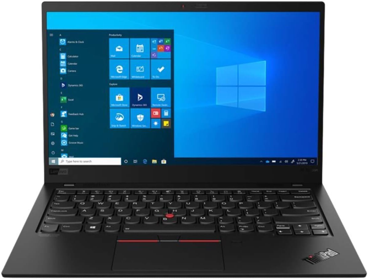 LENOVO ThinkPad X1 Carbon Gen 8 Refurbished | i7-10610U (10e Gen) | 16GB RAM | 256GB NVMe SSD | 14 inch FHD Touchscreen | Windows 11 Pro | 12M Garantie