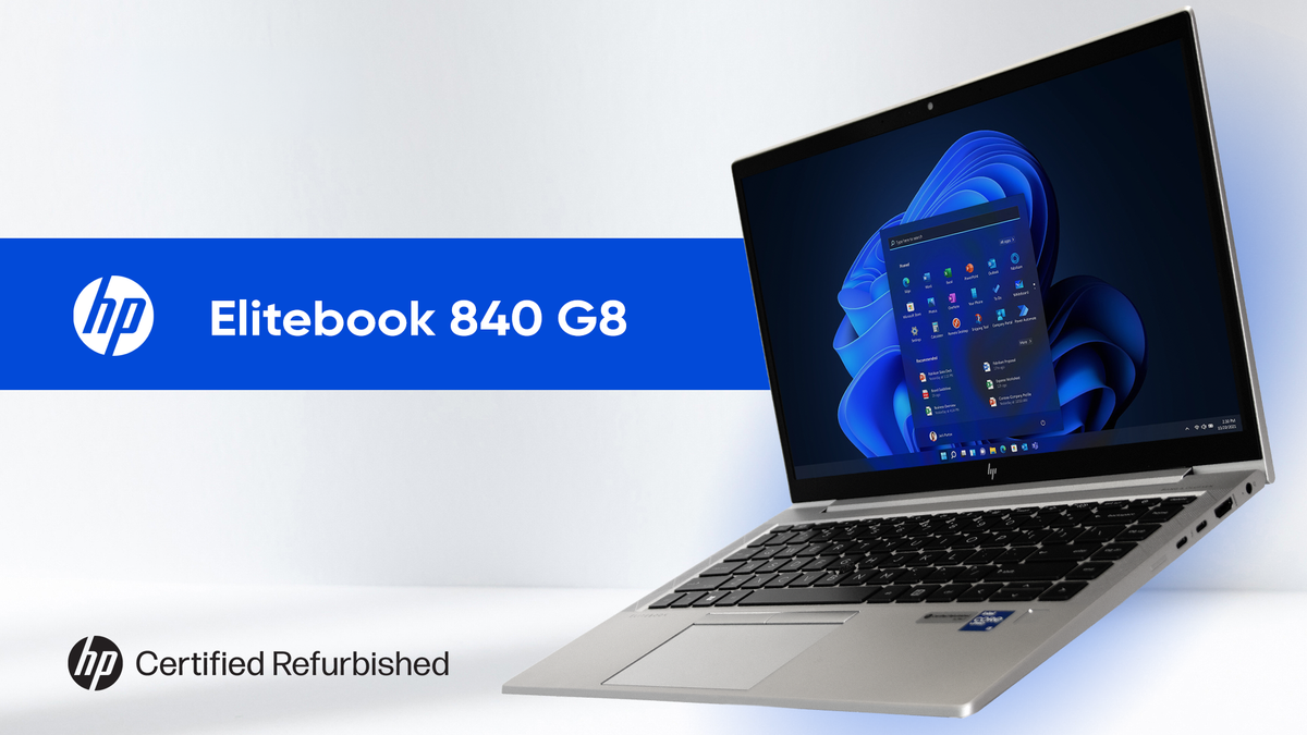 HP EliteBook 840 G8 Refurbished | i5-1145G7 (11e Gen) | 16GB RAM | 256GB NVMe SSD | 14 inch FHD | Windows 11 Pro | Originele NL(US) Toetsenbord