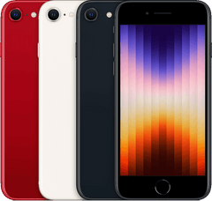 APPLE iPhone SE 3 Refurbished | 64GB | 4.7" Midnight | Geen Accessoires | 12M Garantie
