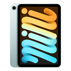 Apple iPad Mini 7 128GB Refurbished | Blauw | Wifi + 5G (eSIM) | 1 jaar Garantie | Accessoires