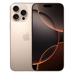 Apple iPhone 16 Pro Max 256 GB Refurbished | Desert Titanium | 1 jaar Garantie | Accessoires