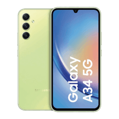Samsung Galaxy A34 5G Refurbished | 128GB Groen | Dual-SIM | Garantie inclusief Accessoires